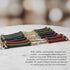 Set of martingale collars in green, black, and red